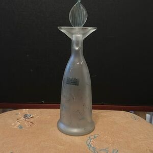 VTG Creazioni Silvestri Arte Murano Decanter ~ Vase ~ Bottle  ~ 25 CL